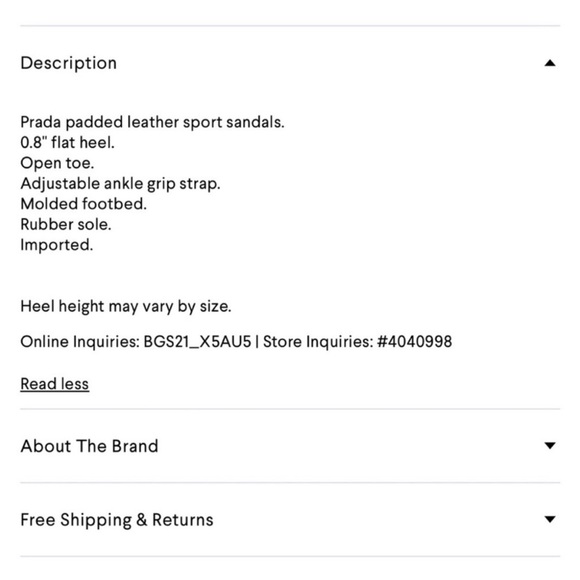 Prada padded leather sports sandals - Picture 15 of 16